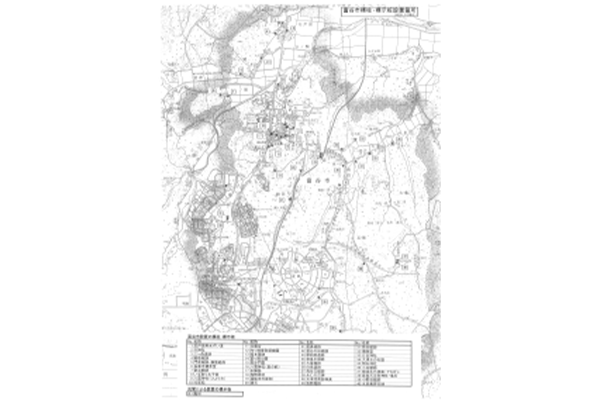 富谷市文化財標柱位置図